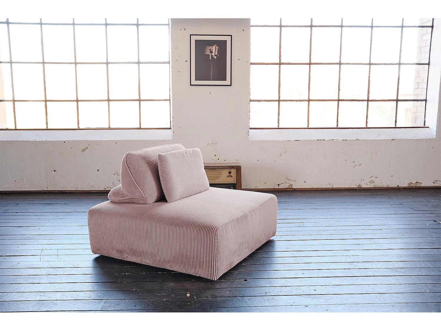 Hocker - Pink Cord - WIOLO SOFT