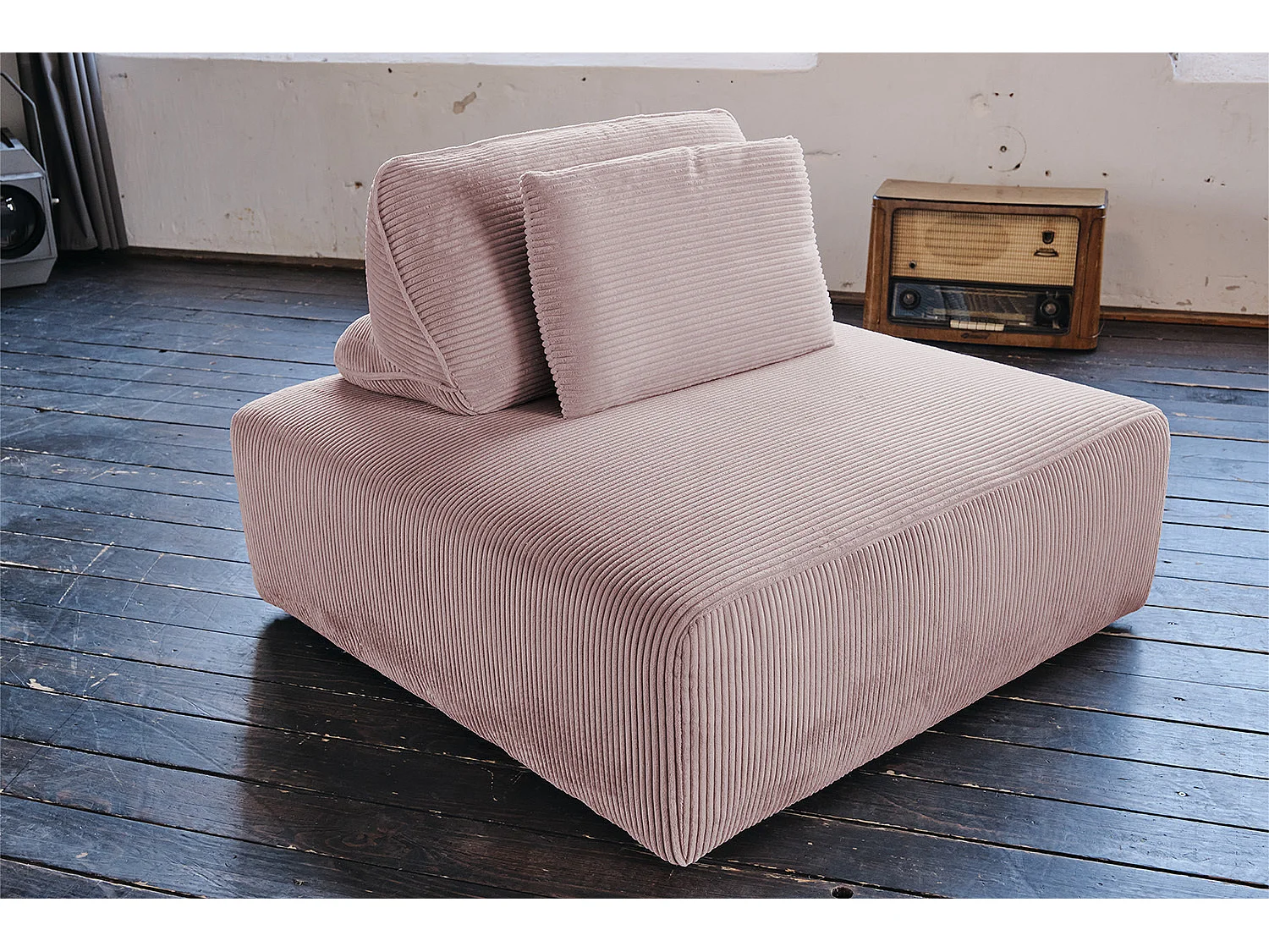 Puf - Rosa Pana - WIOLO SOFT