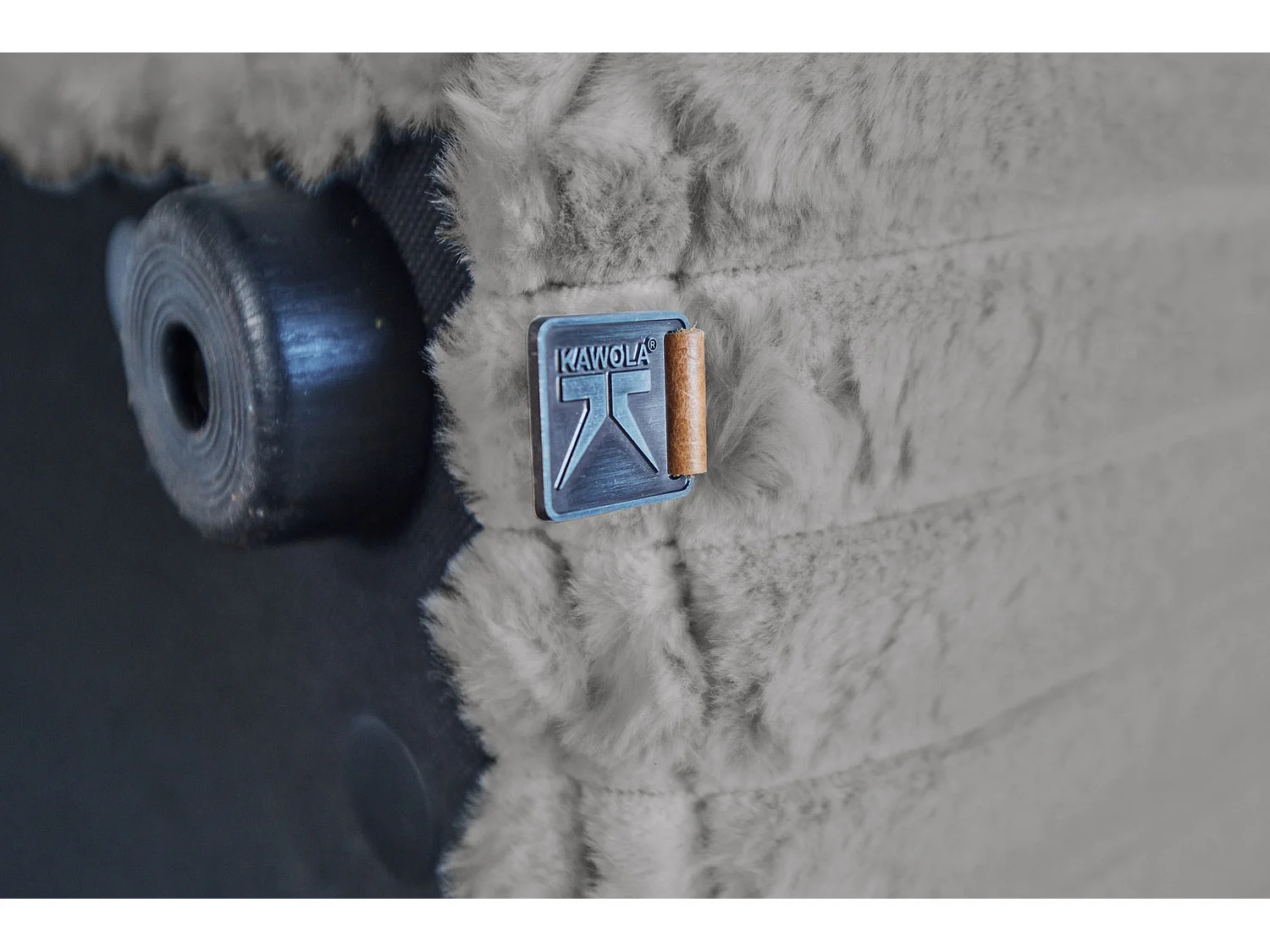 Pouf - Grigio Velluto a coste - WIOLO SOFT