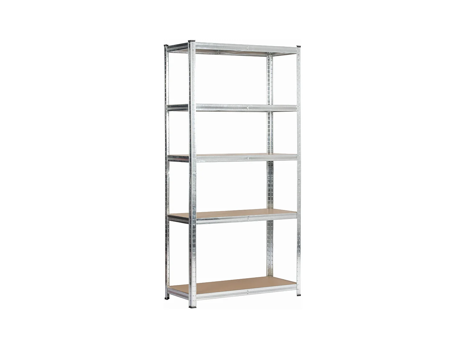 Étagère modulable 90 cm acier galvanisé charge maximale 875kg - L90xP40xH180 cm