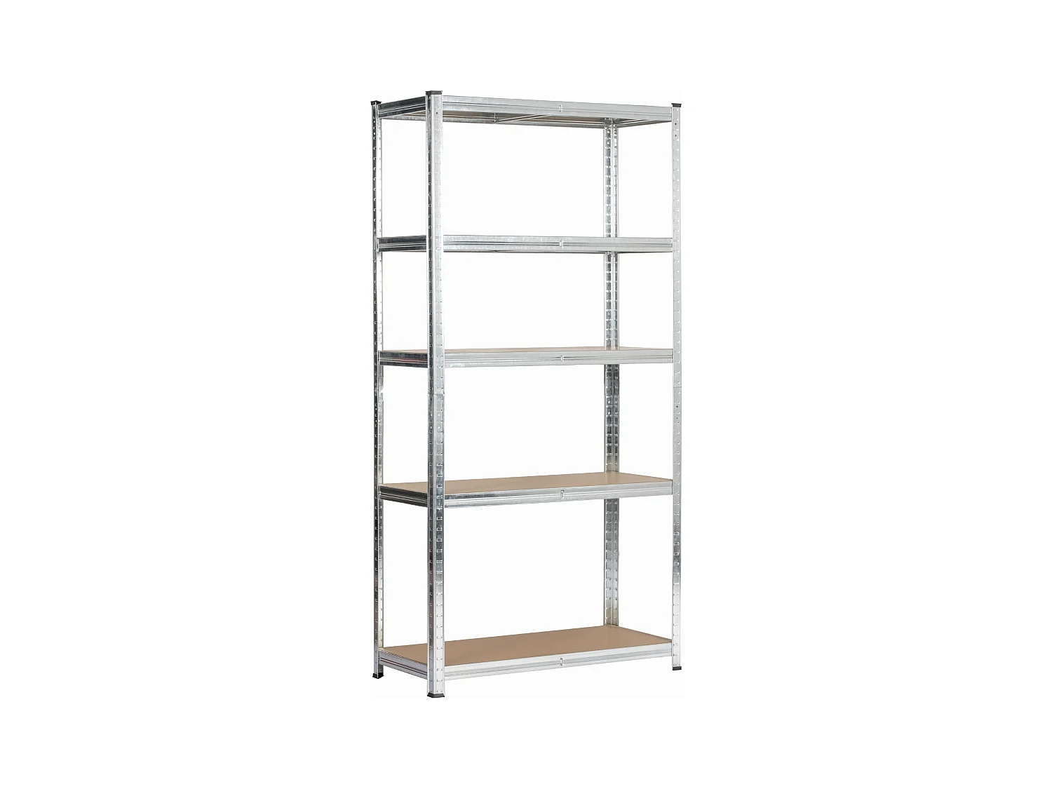 2x REGAŁ METALOWY 80x40x180 SREBRNY