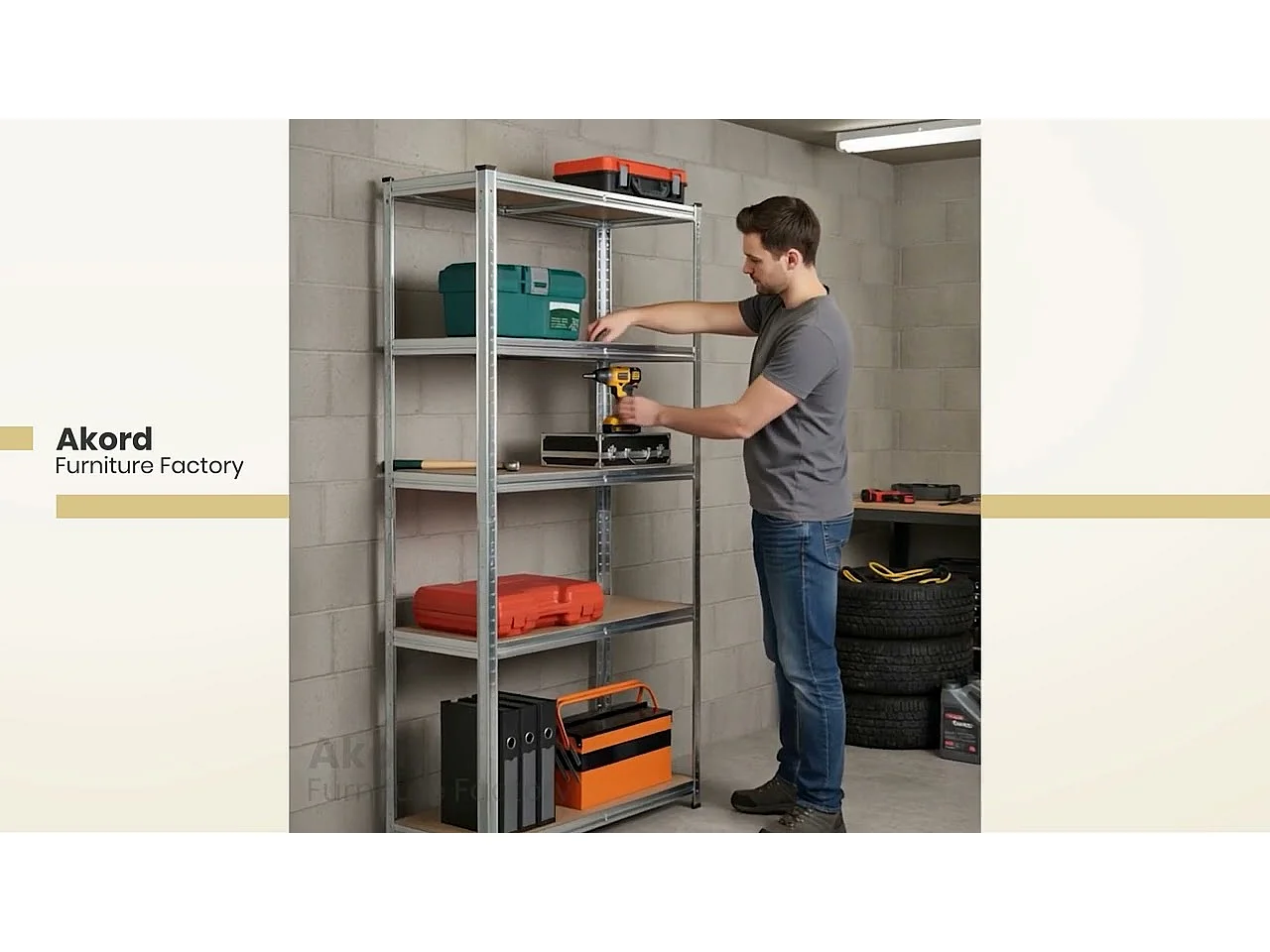 Lot de 2 étagères modulables 90 cm acier galvanisé charge maximale 875kg - L90xP40xH180 cm