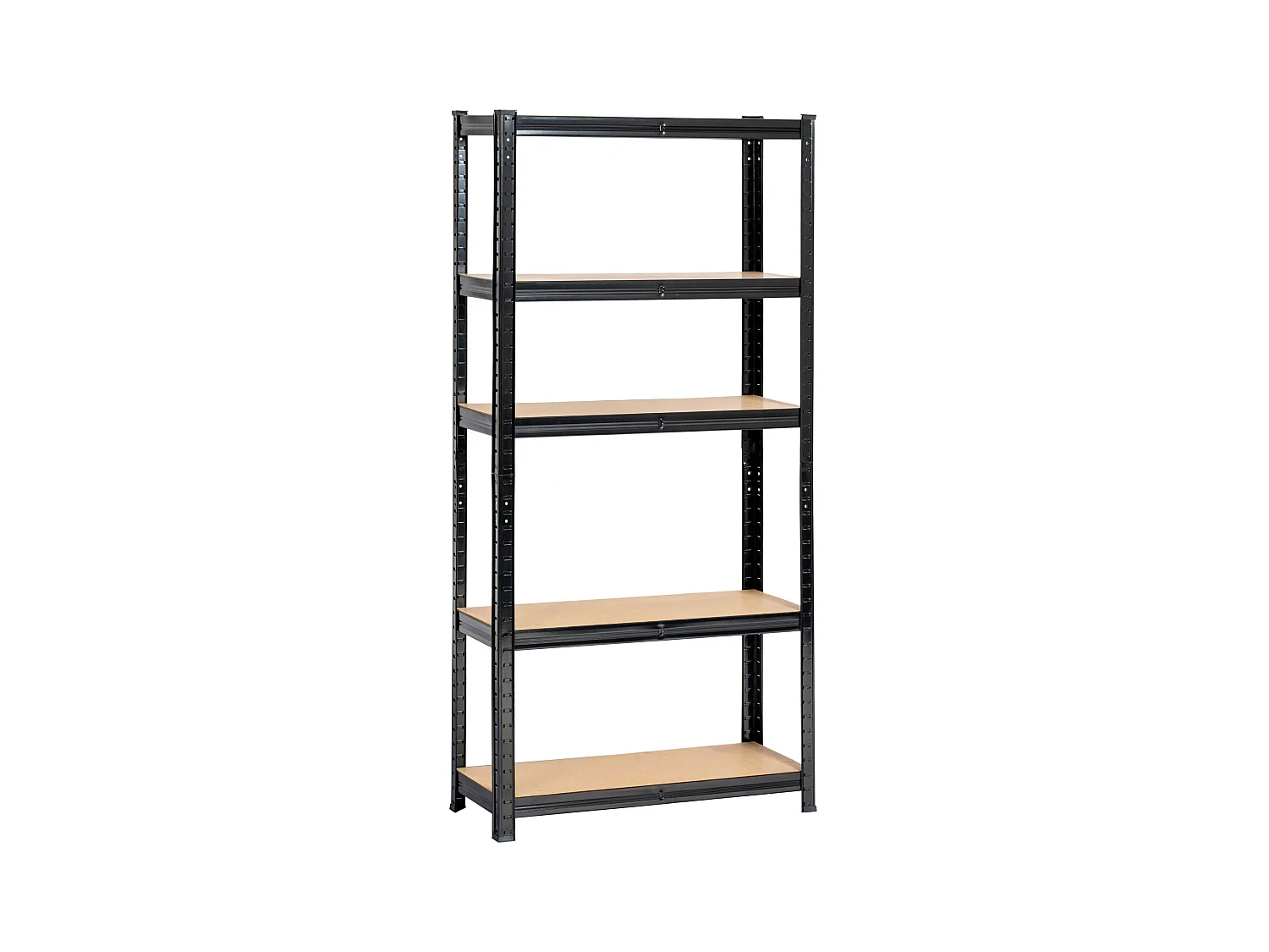 REGAŁ METALOWY 70x30x154 CZARNY