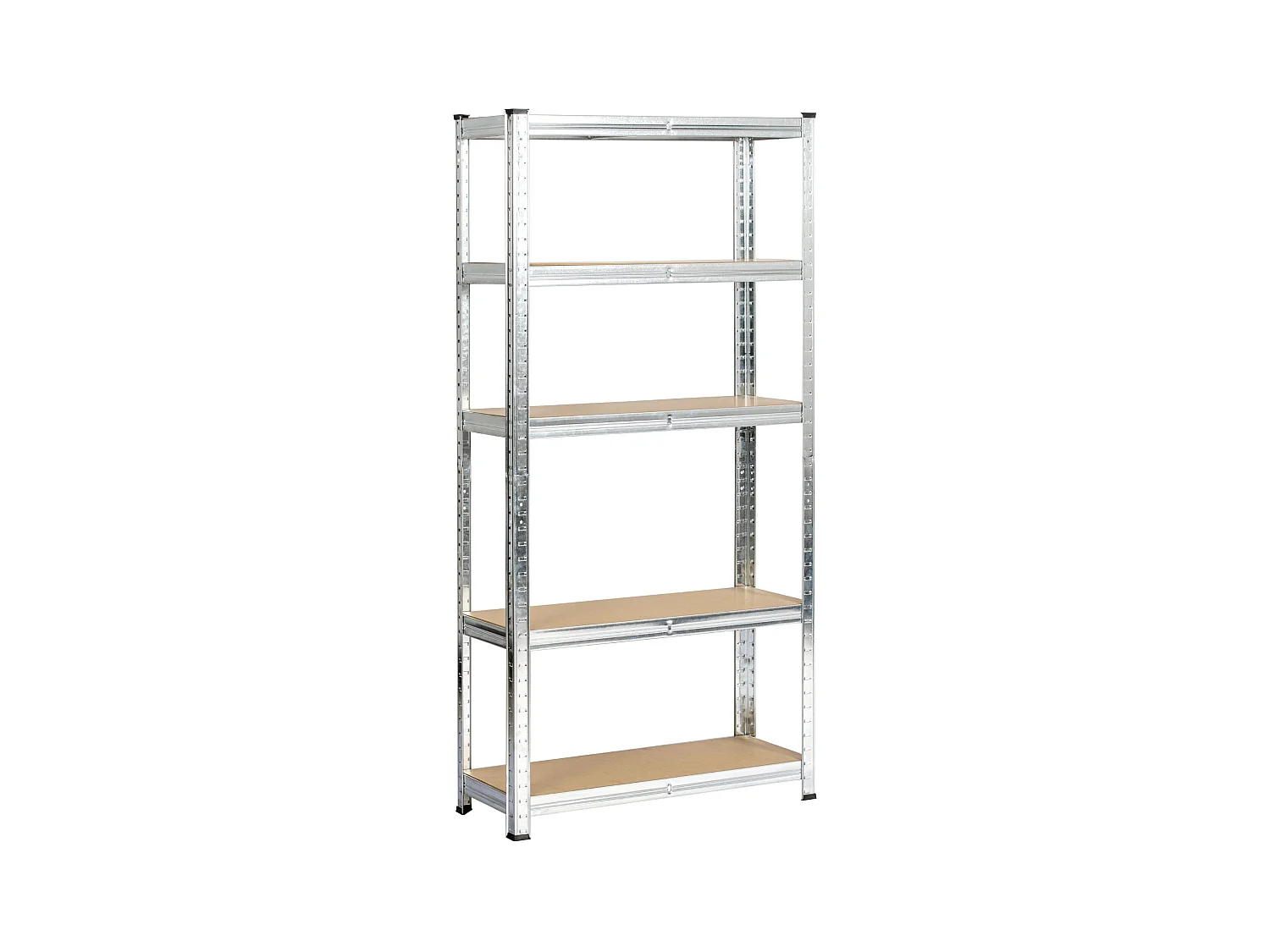 REGAŁ METALOWY 70x30x154 SREBRNY