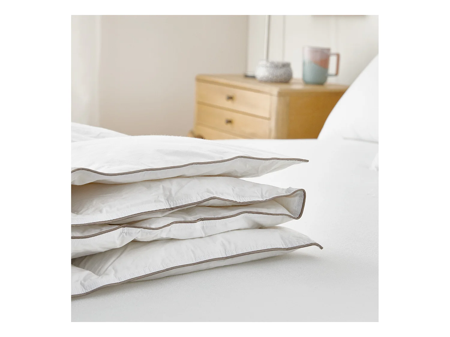 Couette nordique 85% duvet 250 gr/m² pour l'automne/hiver