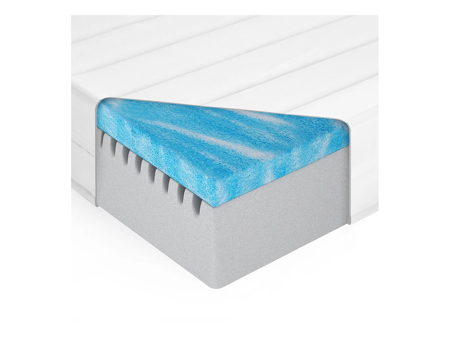 Matelas Mousse Froide & Gel – 120x200 Confort Premium, Fermeté Ajustable