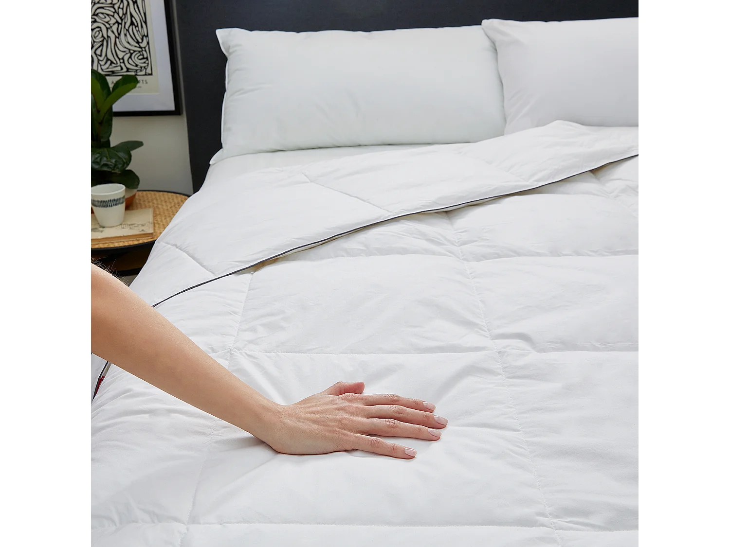 Edredão Nórdico Premium 180 x 220 cm | PIKOLIN HOME | 96% Penugem | Inverno | Inverno