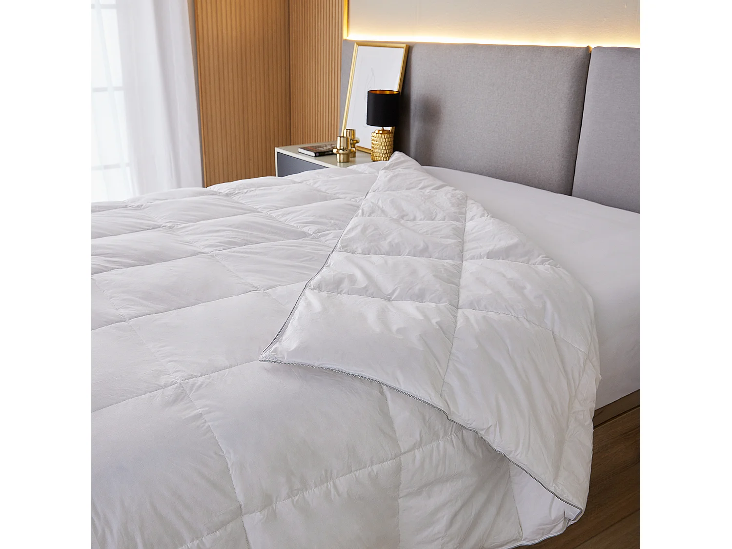 Piumino da 240 x 220 cm in piuma e piumino da 5 cm - ESSENTIAL di PIKOLIN HOME