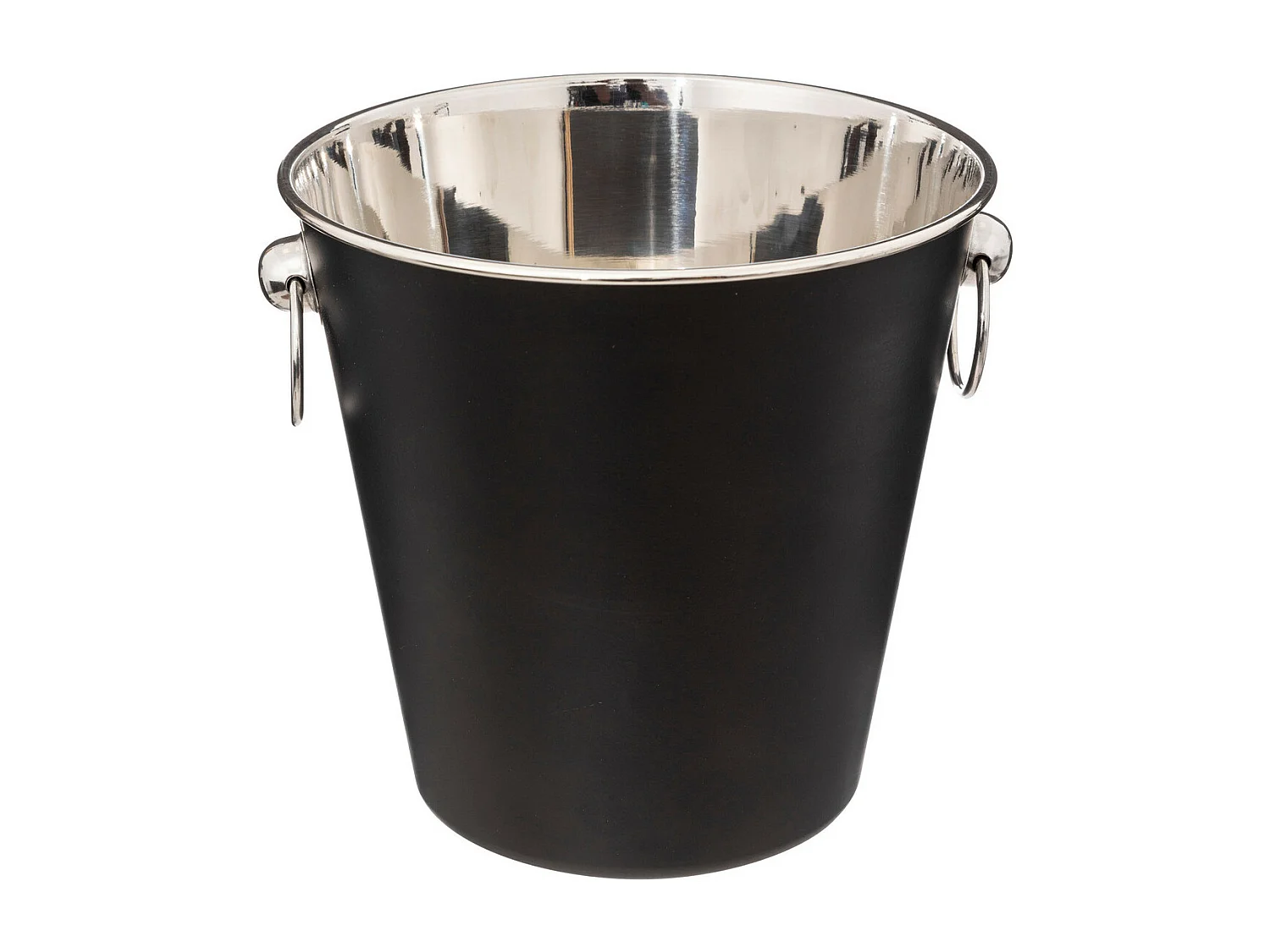 Seau à champagne en Inox et Bois de Manguier