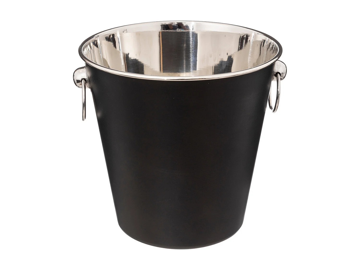 Seau à champagne en Inox et Bois de Manguier