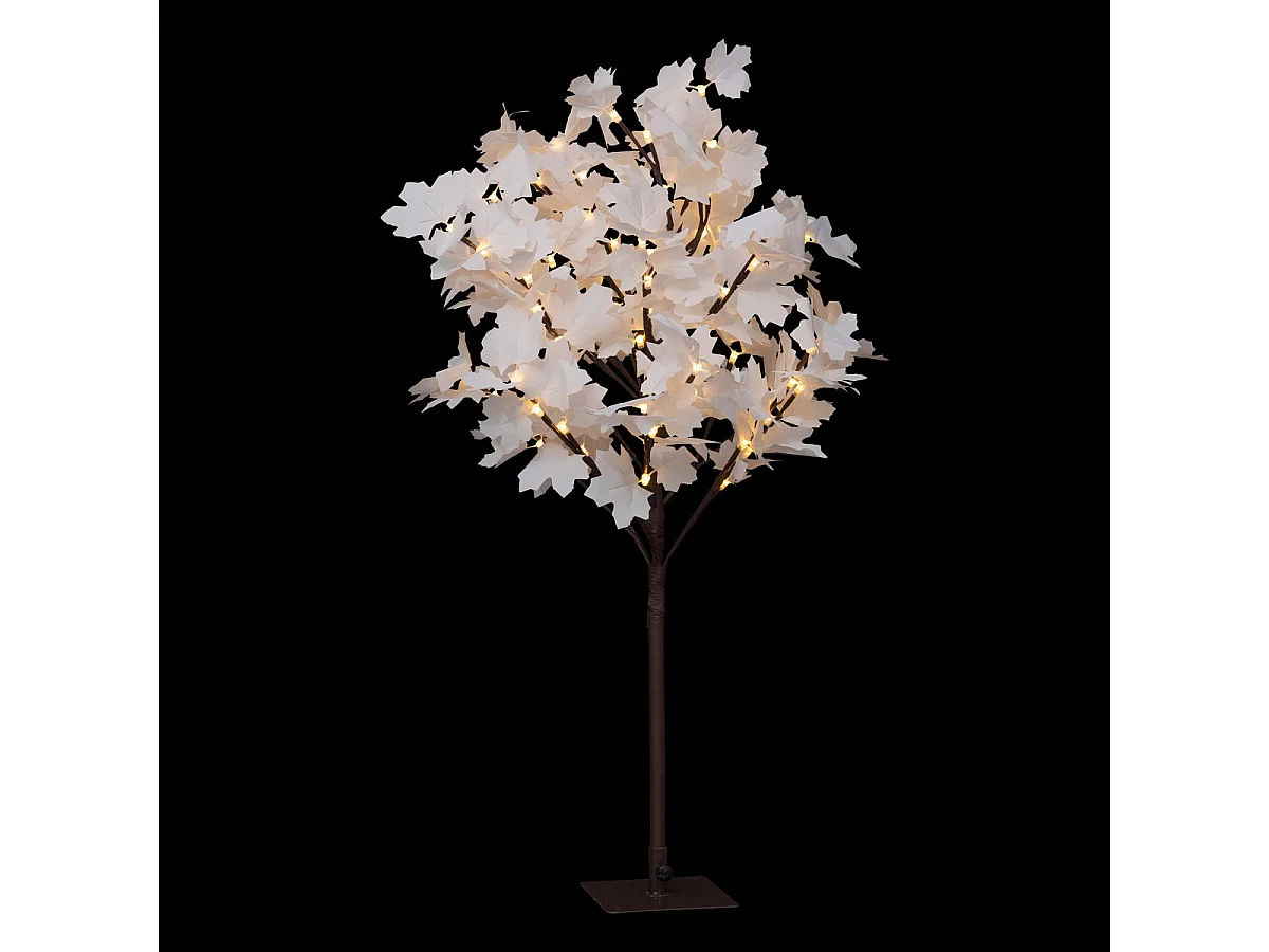 Déco de Noël Arbre lumineux pour l'extérieur 92 LED Blanc chaud H 90 cm