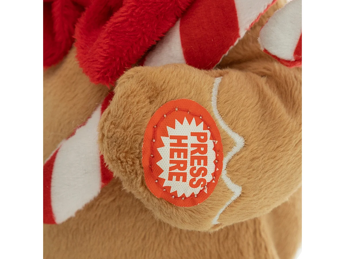 Automate de Noël Bonhomme Pain d'épice musical et animé H 20 cm