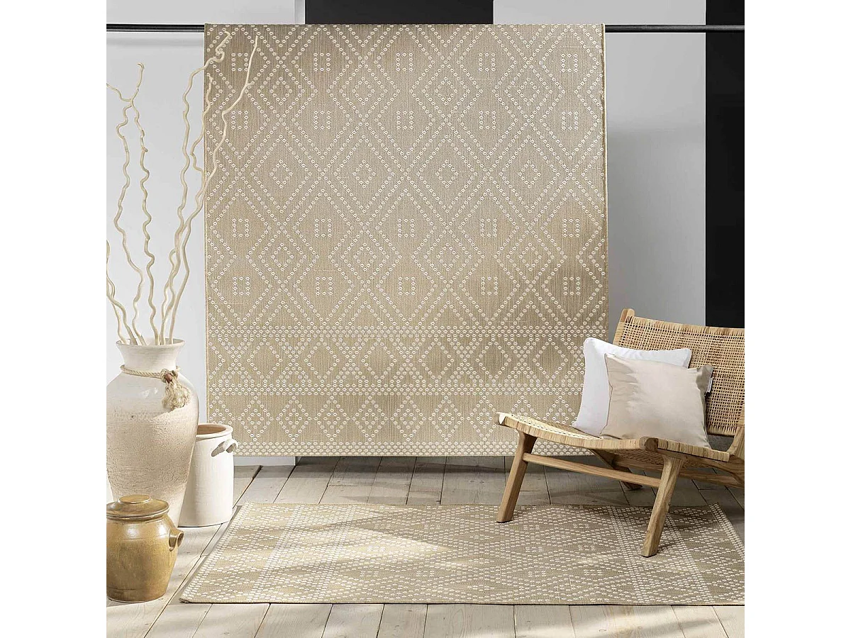 Tapis Déco "Tania" 160x230cm Naturel