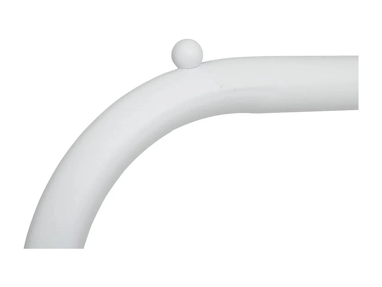 Portant à Vêtements en Métal "Patères" 160cm Blanc