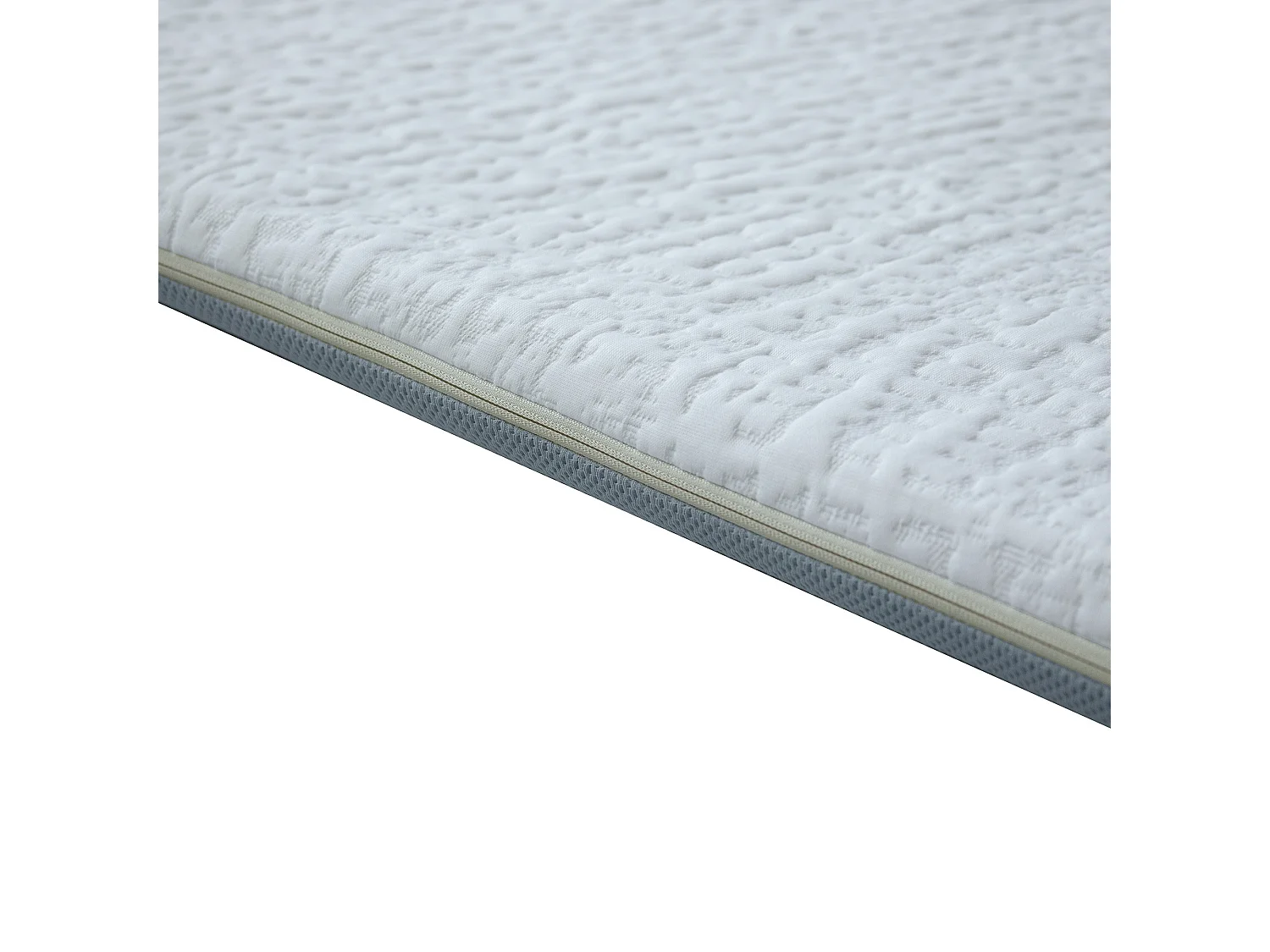 Surmatelas déhoussable Duo Latex + Mémoire de forme - 160 x 200 cm