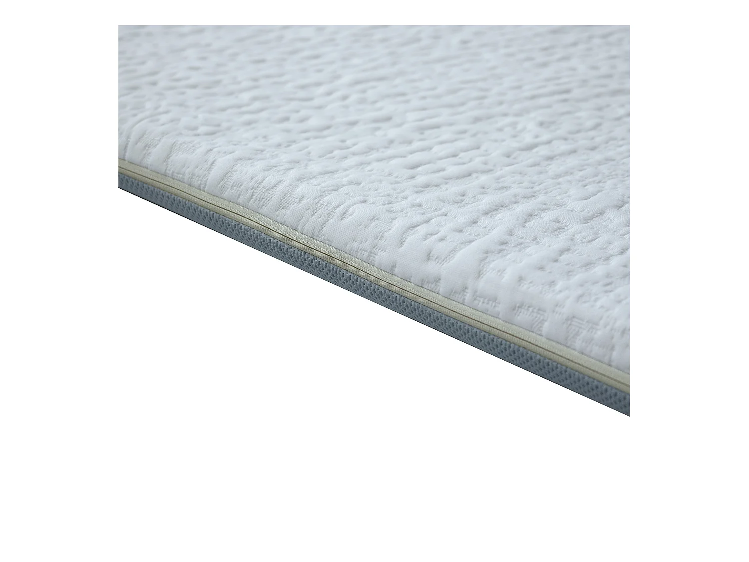 Surmatelas déhoussable Duo Latex + Mémoire de forme Dimensions - 90 x 190 cm