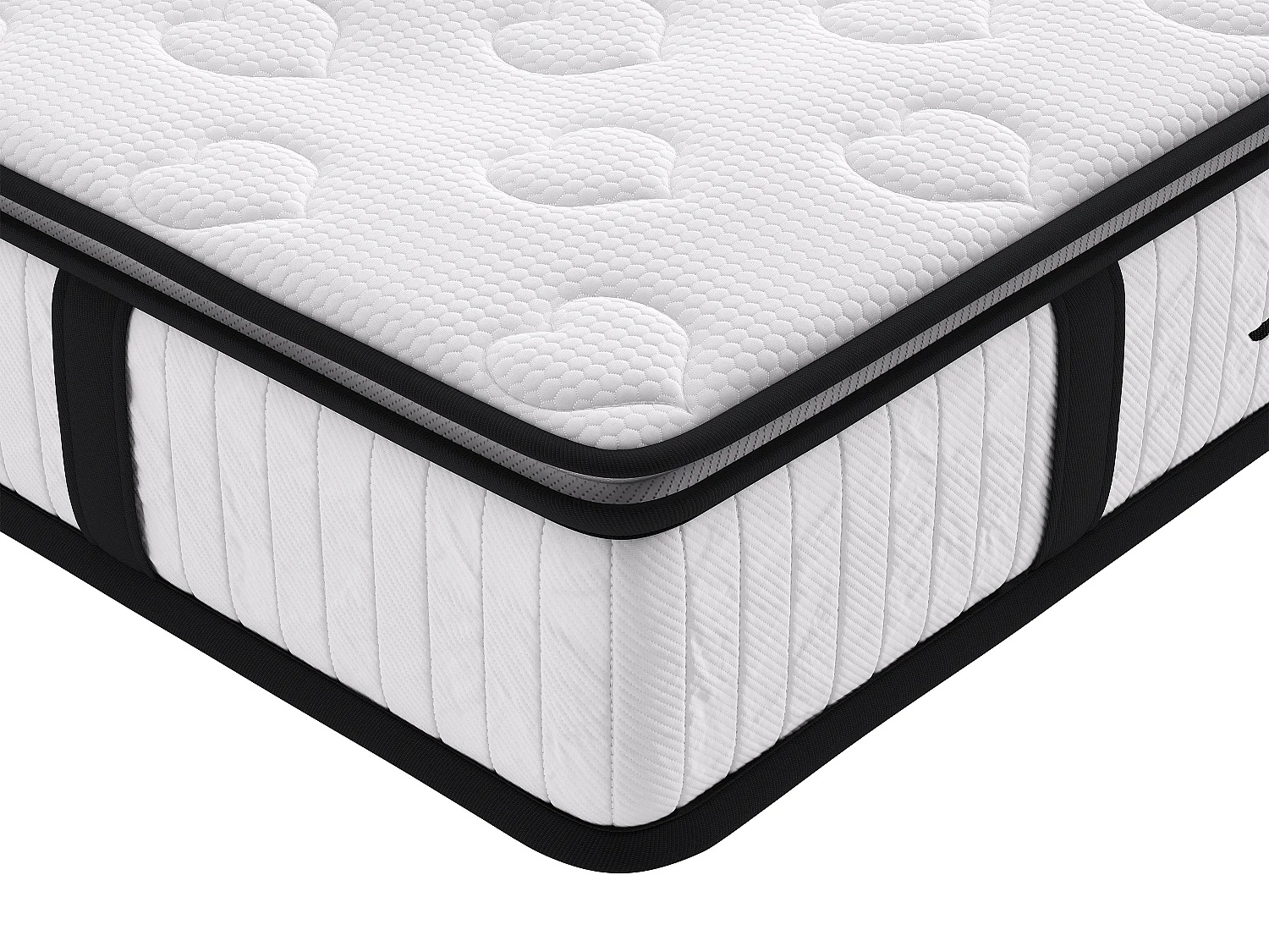 Matras 140 x 200 cm met pocketveren en dekmatras van 28 cm - AMERICAN DREAM van YSMÉE