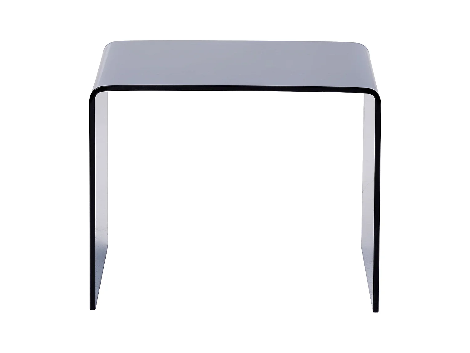 Sengebord - Buet og røget hærdet glas - SUZANA