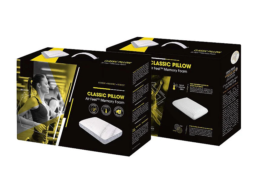 Oreiller 60 x 40 cm avec mousse à mémoire de forme Air Feel™ - LUNA 01