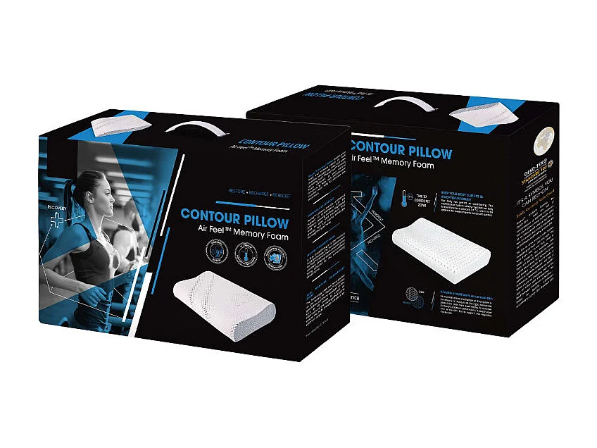 Oreiller 60 x 40 cm avec mousse à mémoire de forme Air Feel™ - LUNA 02