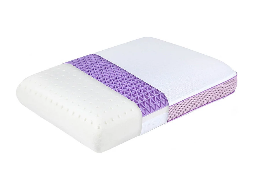 Oreiller 60 x 40 cm élastomère 3D et mousse mémoire de forme - DREAM