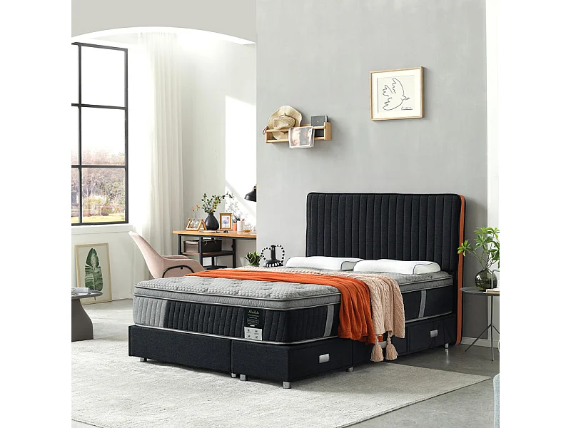 Matelas 180 x 200 cm ressorts ensachés et mémoire de forme – DAYLIGHT