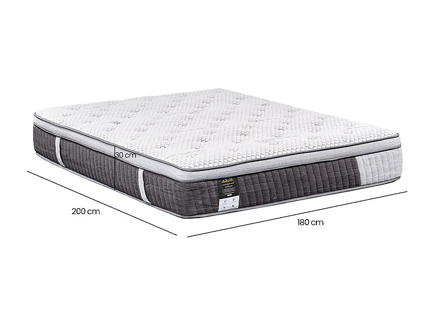 Matelas 180 x 200 cm ressorts ensachés et mémoire de forme – DAYLIGHT