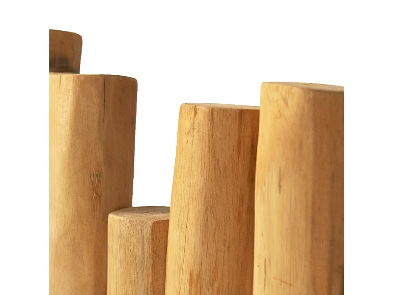 Tête de lit 170 cm pour lit 160 x 200 cm en bois de teck clair – JANE