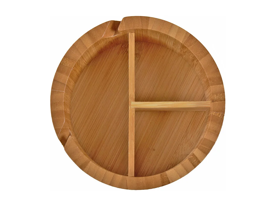 Boite ronde à bijoux en bois avec miroir - REGINA 3147