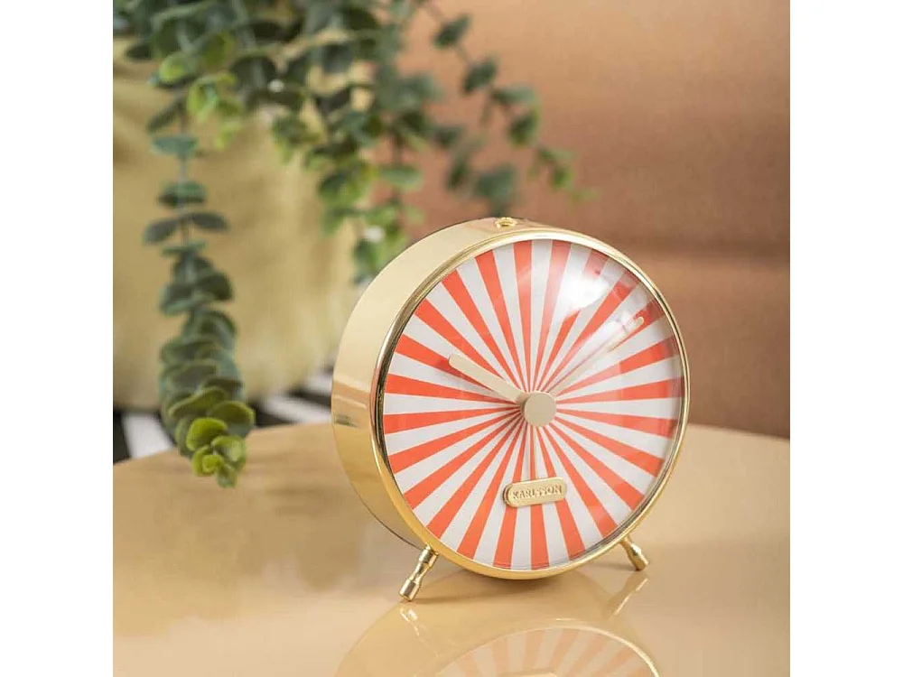 Réveil en métal Candy Swirl