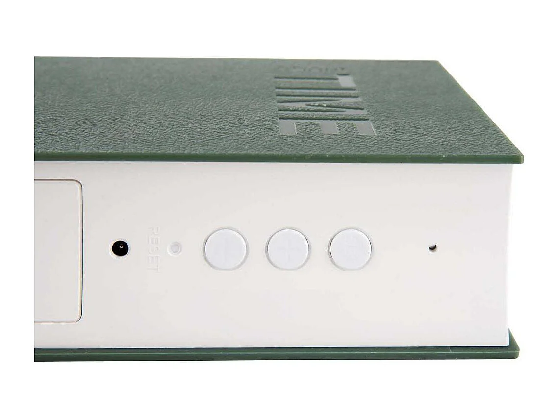 Sveglia a LED a forma di libro - Verde giungla