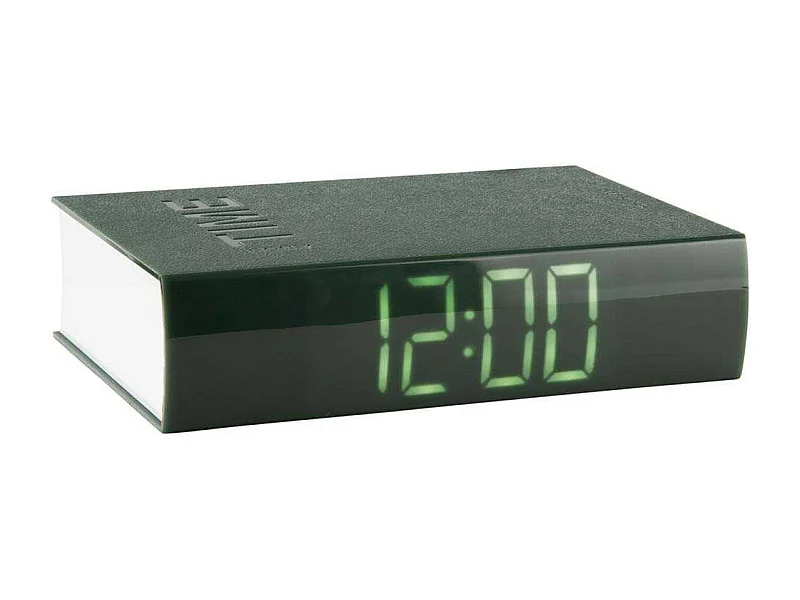 Sveglia a LED a forma di libro - Verde giungla