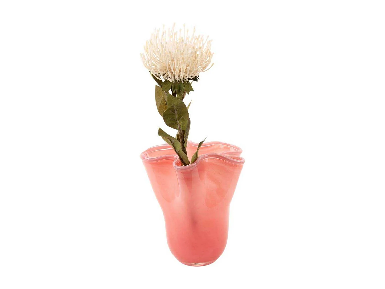 Vase en verre Ruffles Medium