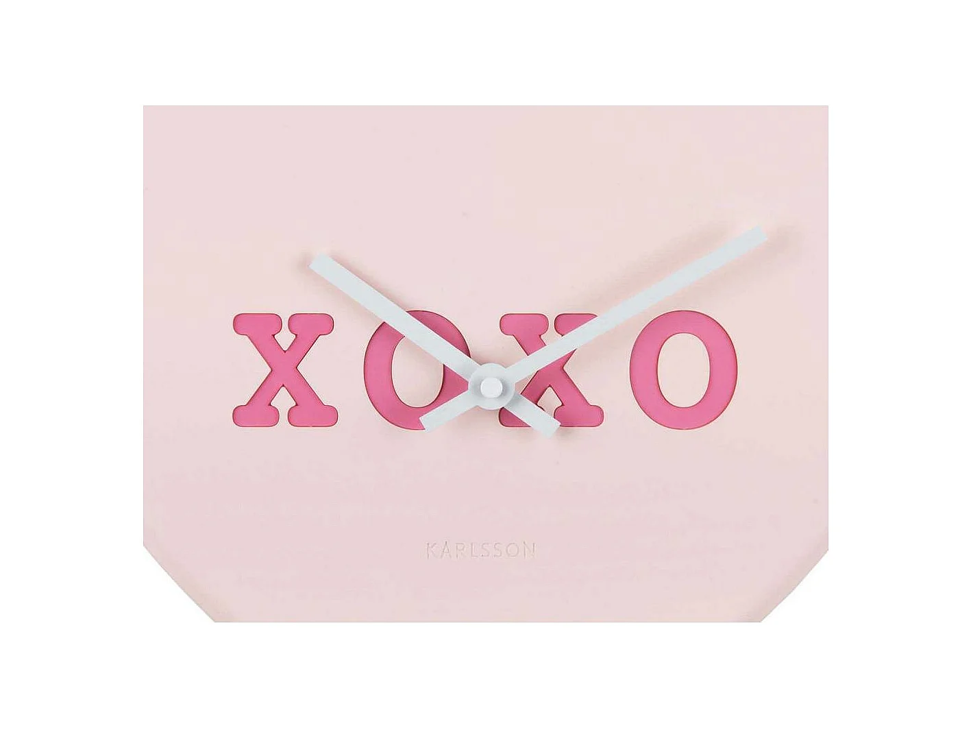 Wandklok Heart Candy - Zachtroze