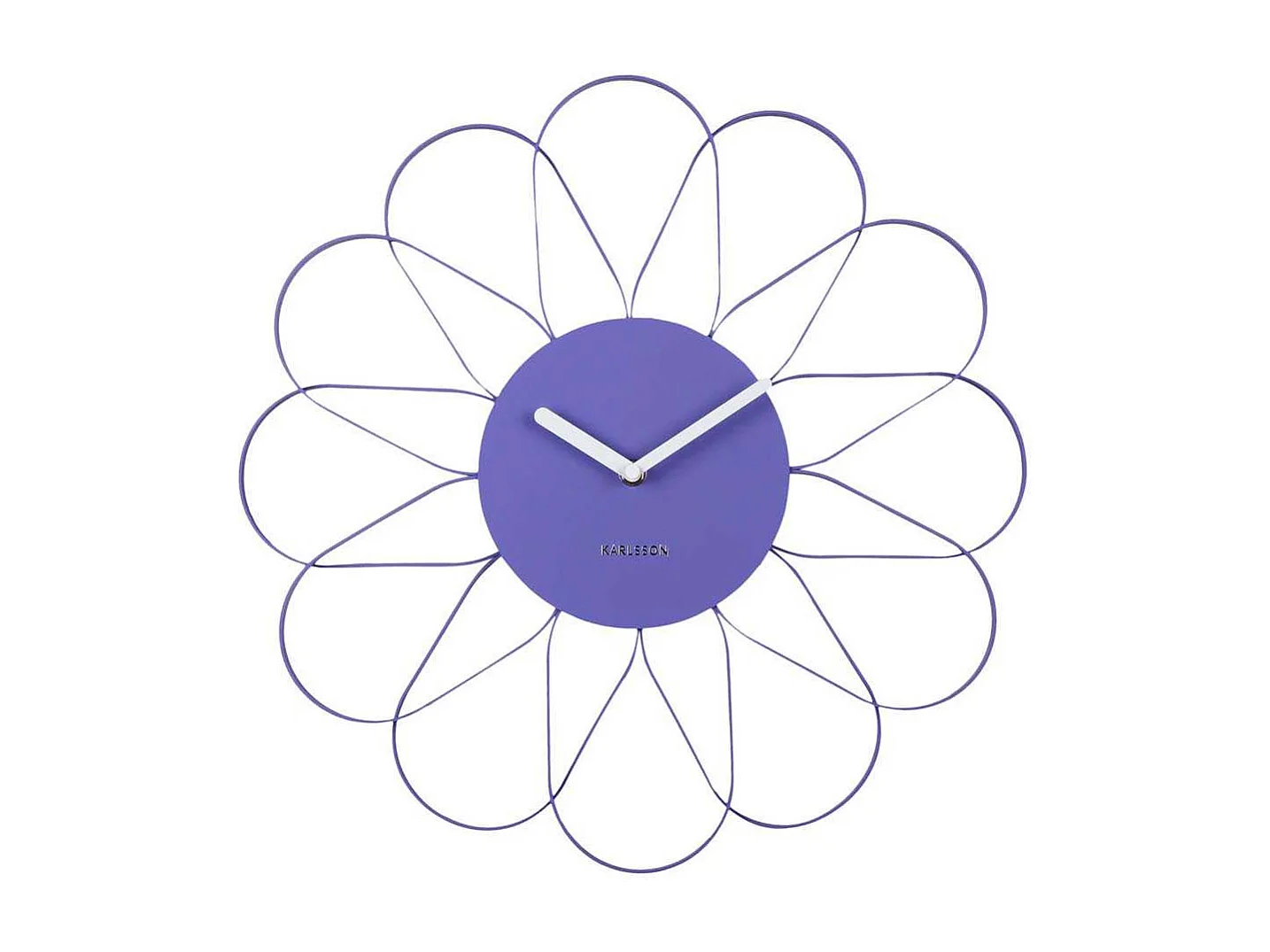 Arkis Wanduhr - Hellviolett - Ø40cm