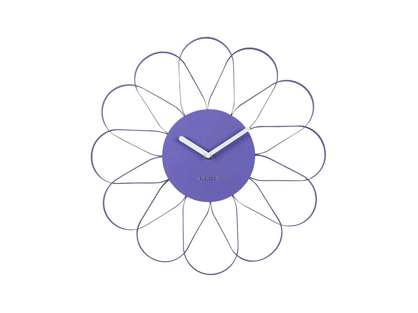 Wandklok Arkis - Helderpaars- Ø40cm