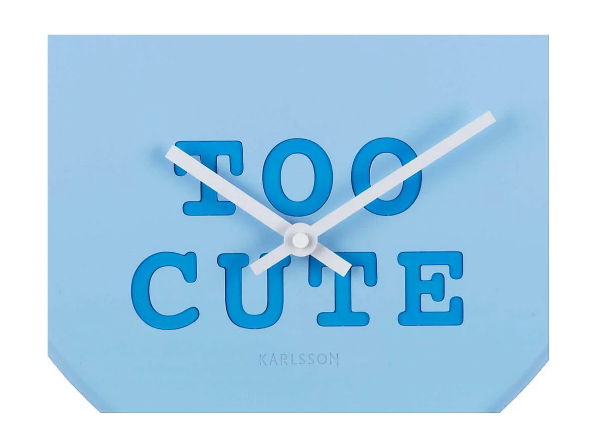 Wandklok Heart Candy - Zachtblauw