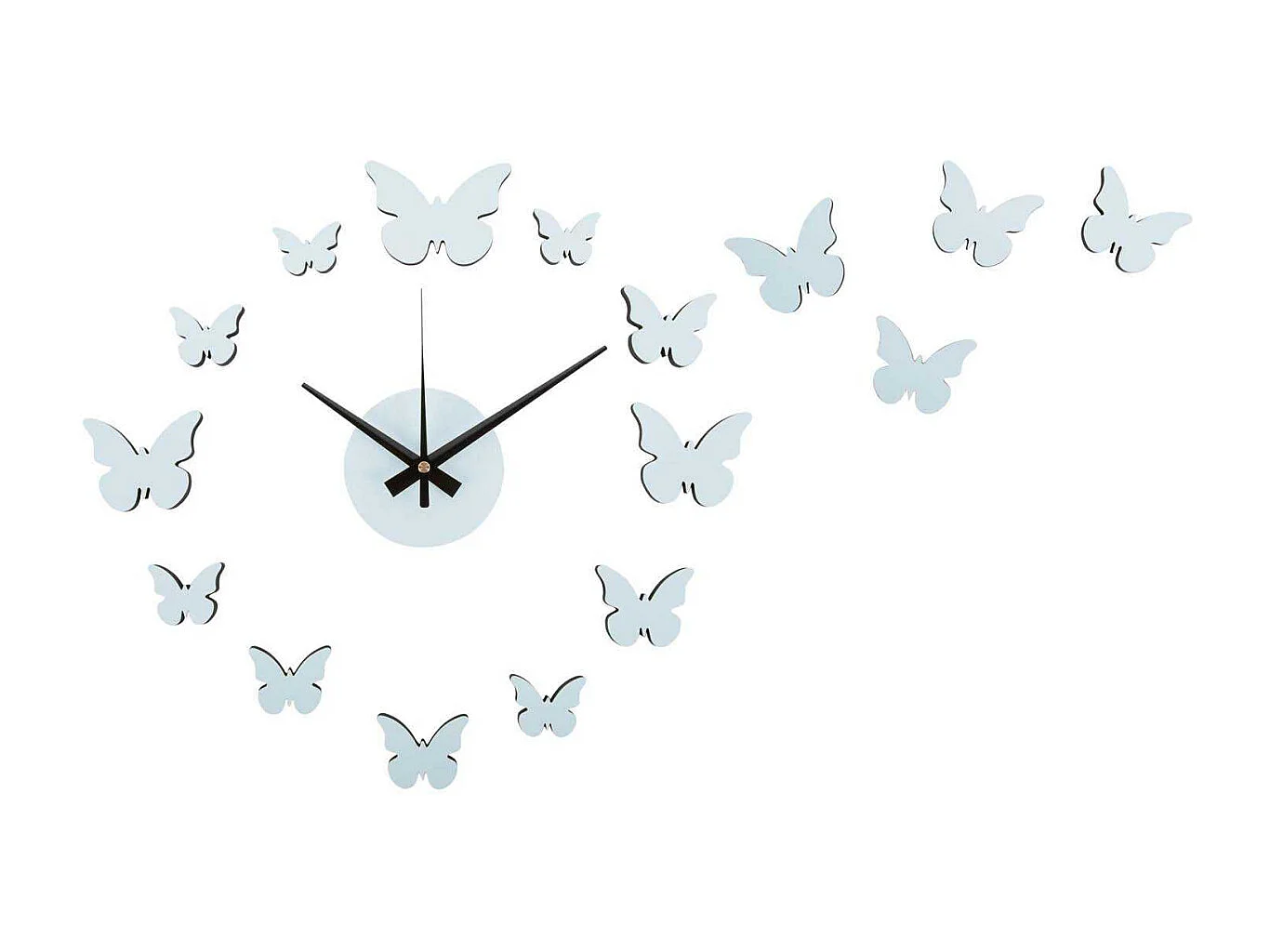 Horloge murale pastel DIY Butterfly
