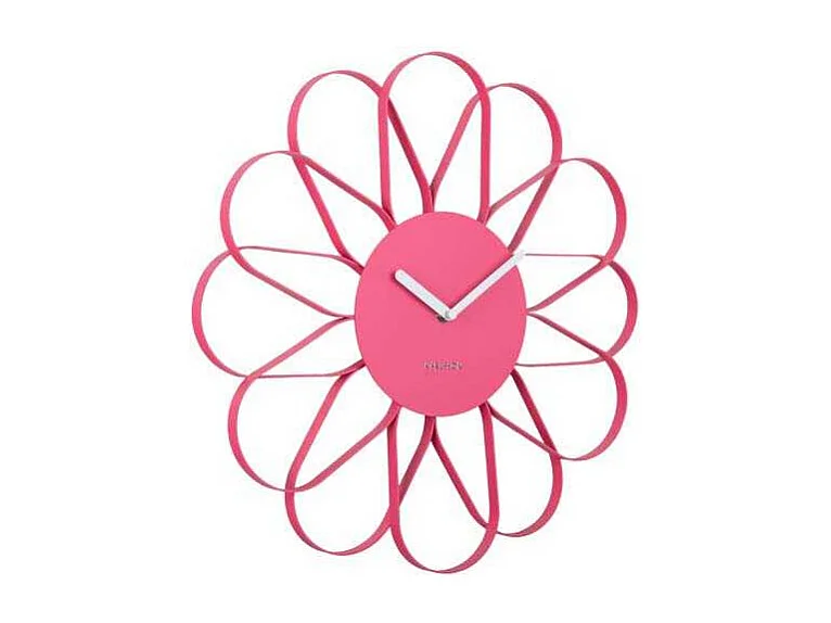 Reloj de pared Arkis - Rosa brillante - Ø40cm