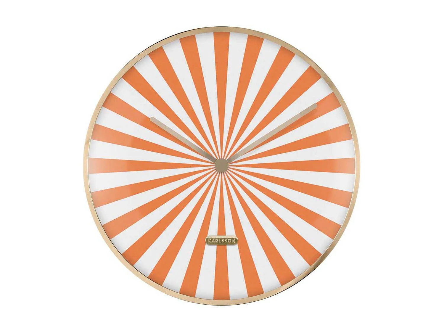 Horloge en métal Candy Swirl Dome