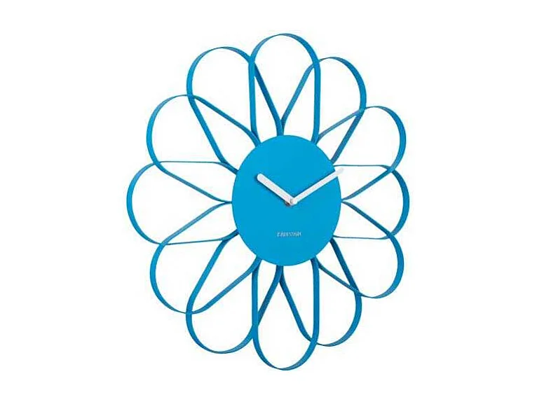 Wandklok Arkis - Helderblauw- Ø40cm