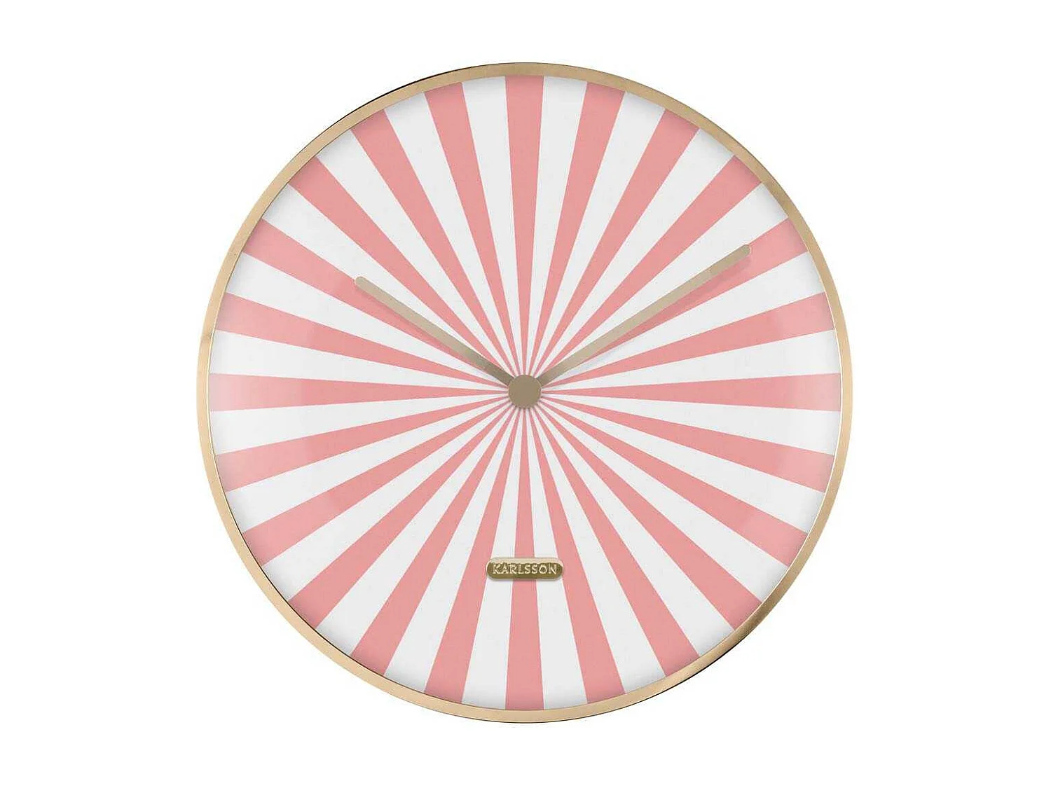 Horloge en métal Candy Swirl Dome