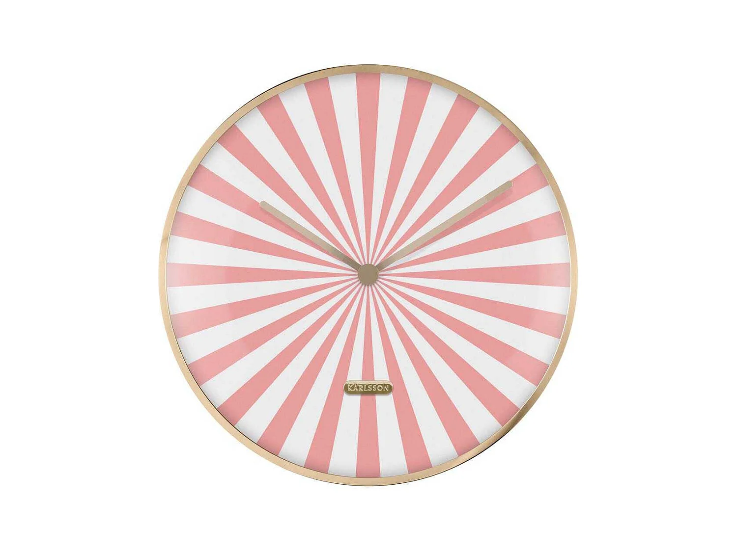 Horloge en métal Candy Swirl Dome