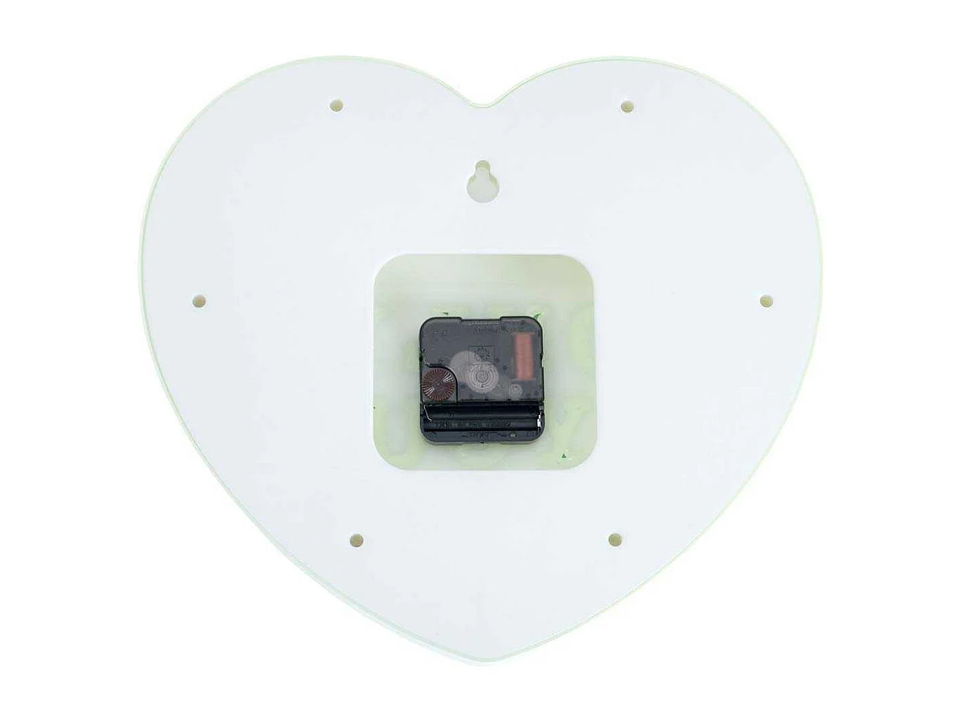 Wandklok Heart Candy - Zachtgroen