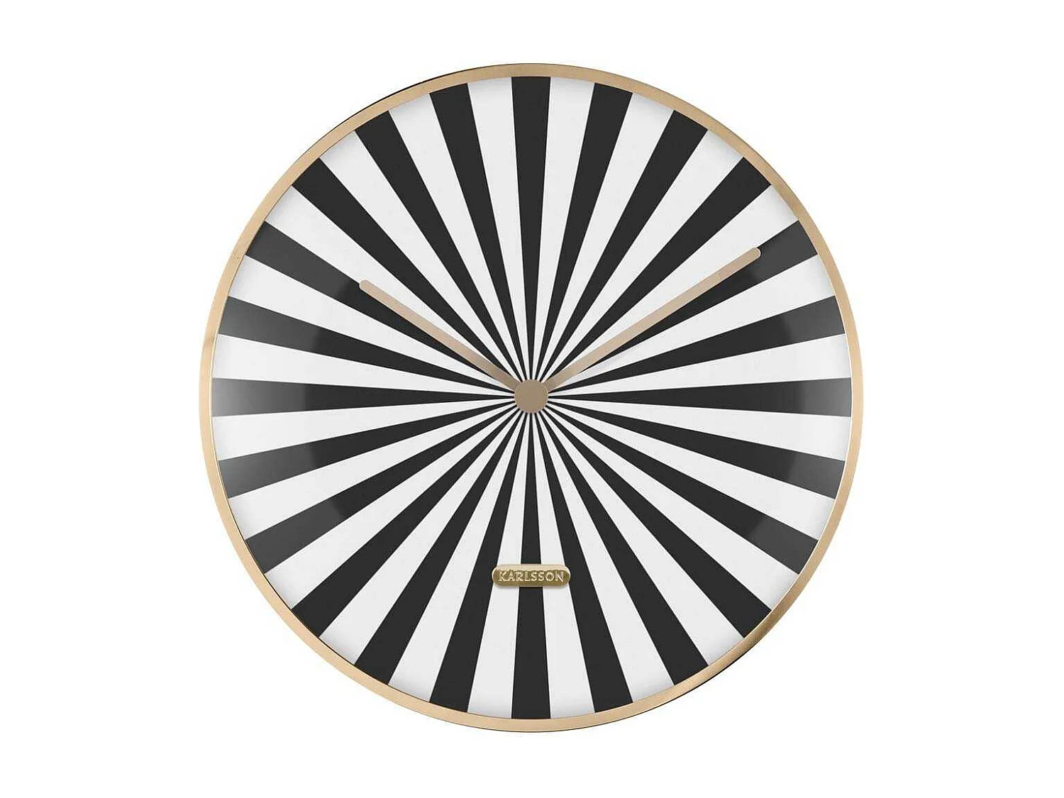 Horloge en métal Candy Swirl Dome