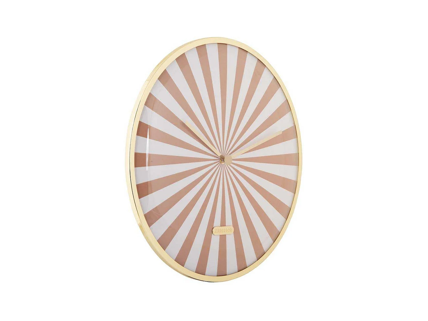 Horloge en métal Candy Swirl Dome