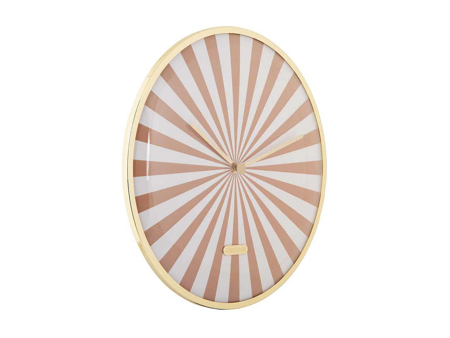 Horloge en métal Candy Swirl Dome