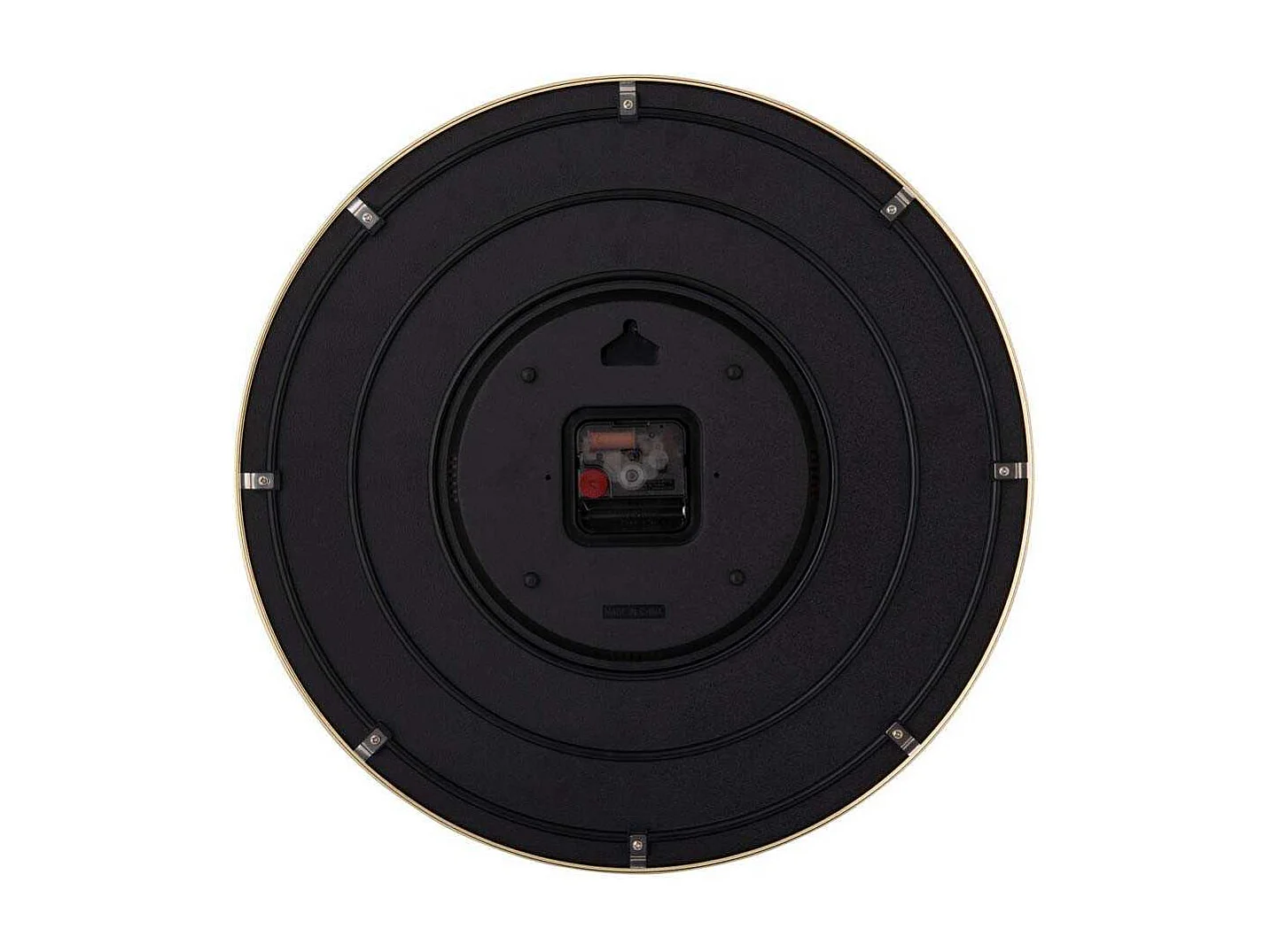 Horloge en métal Candy Swirl Dome Marron clair