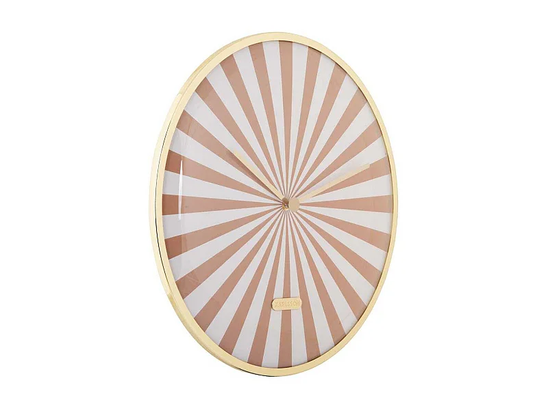 Horloge en métal Candy Swirl Dome