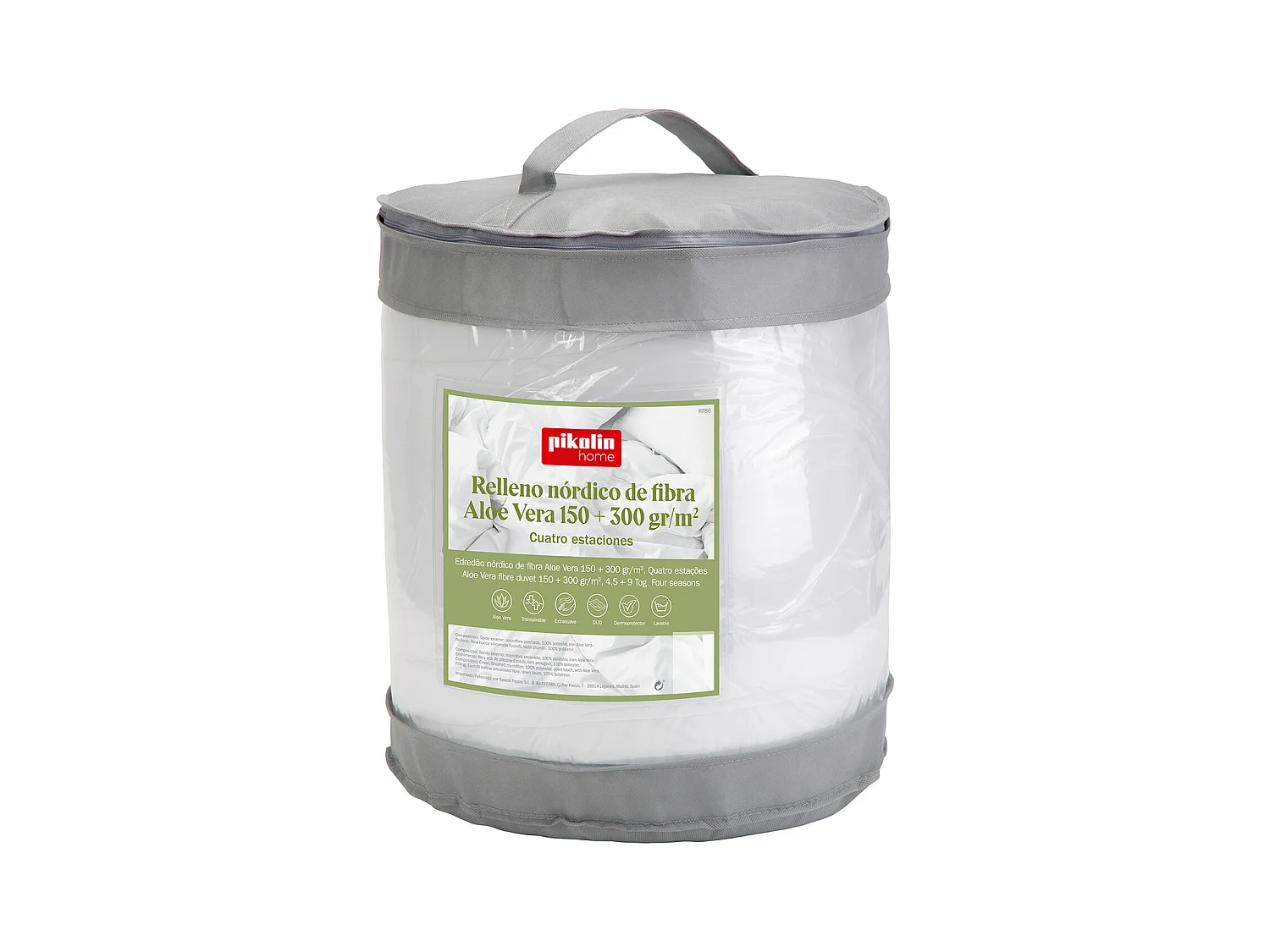 Couette fibre Aloe Vera DUO 150+300gr 4 saisons